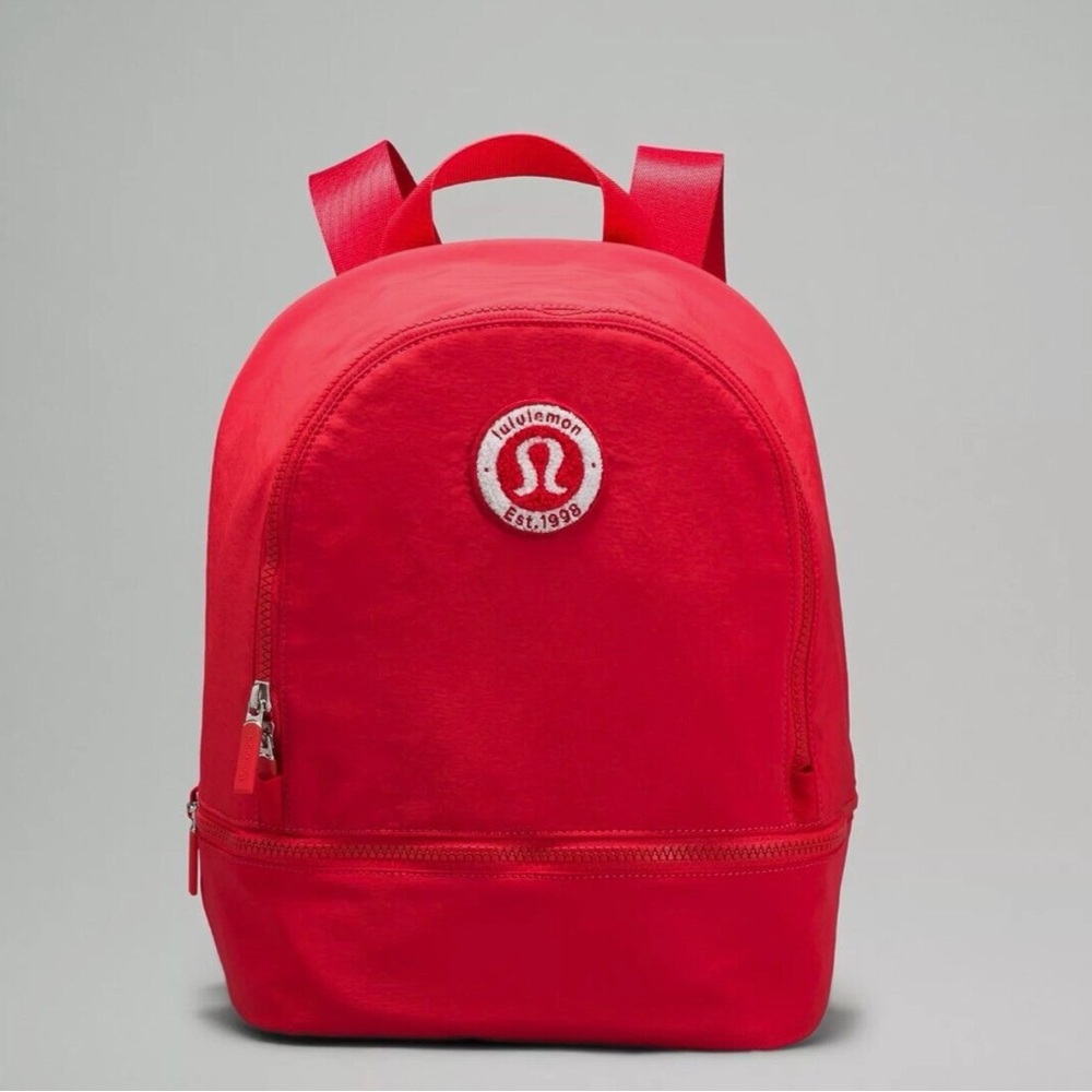Lululemon City Adventurer Backpack Mini Club Patch in red